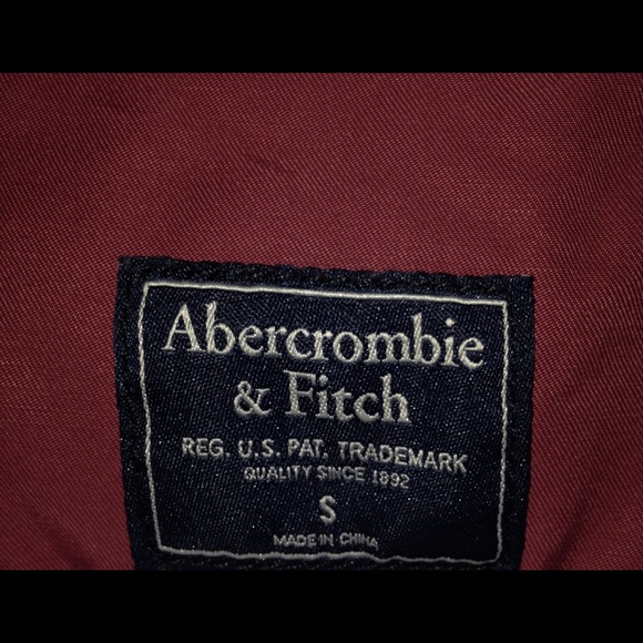 Abercrombie & Fitch Red Winter Jacket - Picture 2 of 4